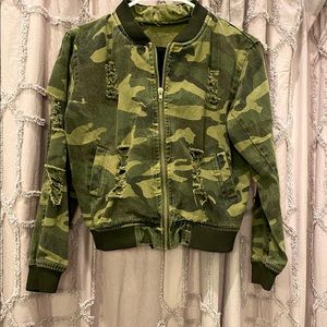 Cami Ripped Denim Jacket